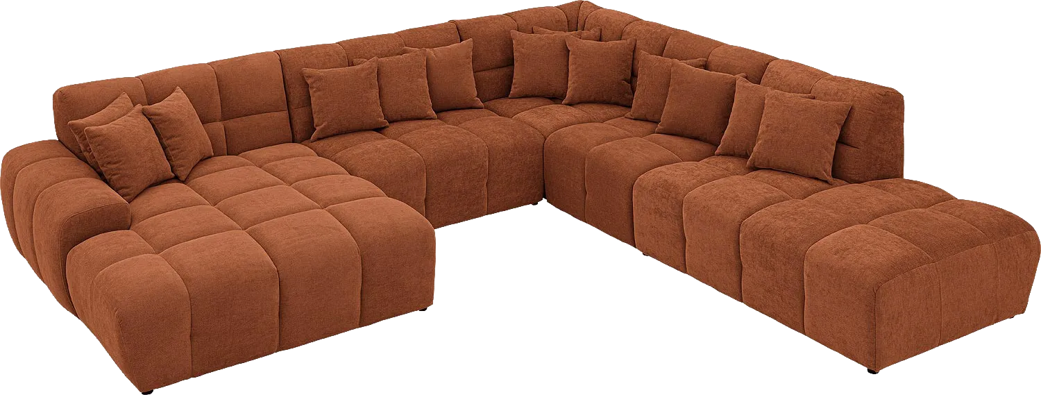 Goossens Excellent Kubus Bank Stof Bruin - 8252789-goossens-excellent-kubus-bank-stof-bruin-04