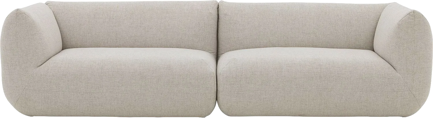 Goossens Kelsey Bank Stof Beige - 8260108-goossens-kelsey-bank-stof-beige-01