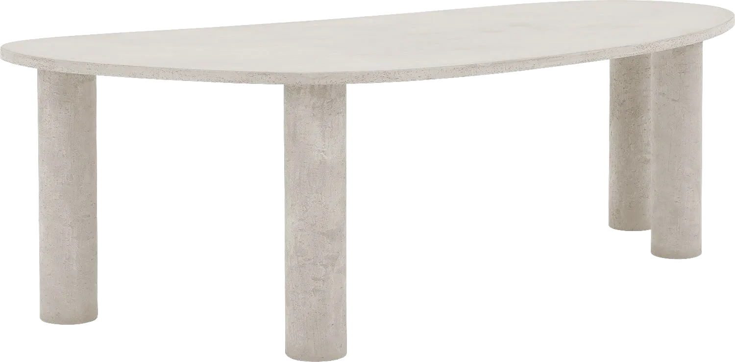 Goossens Stone Eettafel Beton Grijs - 8231898-goossens-stone-eettafel-beton-grijs-01