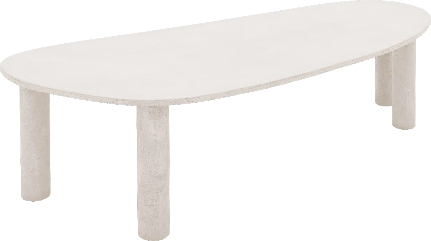 Goossens Stone Eettafel Beton Wit - 8231894-goossens-stone-eettafel-beton-wit-02