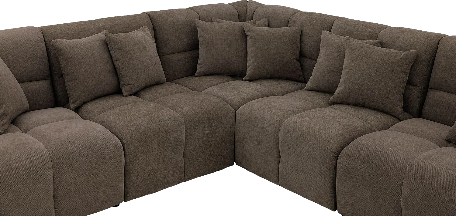 Goossens Excellent Kubus Bank Stof Bruin - 8252776-goossens-excellent-kubus-bank-stof-bruin-05