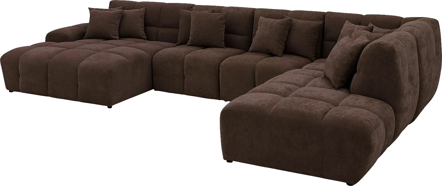 Goossens Excellent Kubus Bank Stof Bruin - 8252743-goossens-excellent-kubus-bank-stof-bruin-04