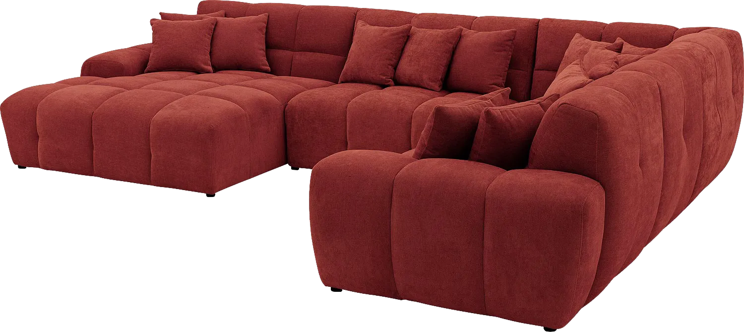Goossens Excellent Kubus Bank Stof Rood - 8252833-goossens-excellent-kubus-bank-stof-rood-08