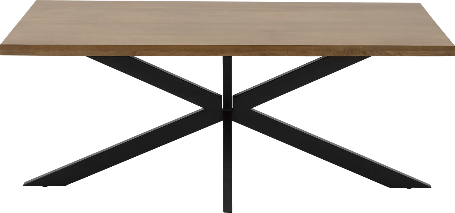 Goossens Basic Lecca Eettafel Mango Bruin - 8260874-goossens-basic-lecca-eettafel-mango-bruin-16