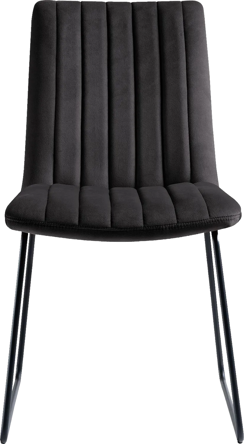 Goossens Manta Eetkamerstoel Stof Zwart - 8233722-goossens-manta-eetkamerstoel-stof-zwart-01