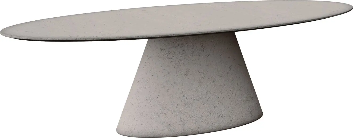Goossens Stone Eettafel Beton Grijs - 8252438-goossens-stone-eettafel-beton-grijs-01