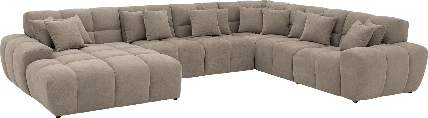 Goossens Excellent Kubus Bank Stof Bruin - 8252864-goossens-excellent-kubus-bank-stof-bruin-02