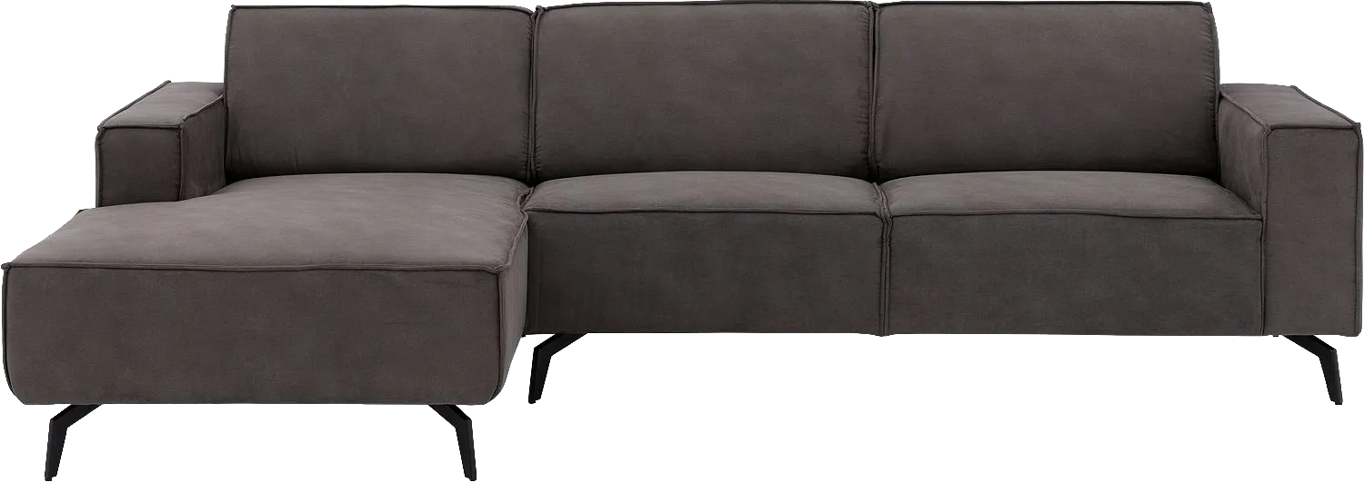 Goossens Hercules Bank Microvezel Grijs - 8235071-goossens-hercules-bank-microvezel-grijs-01