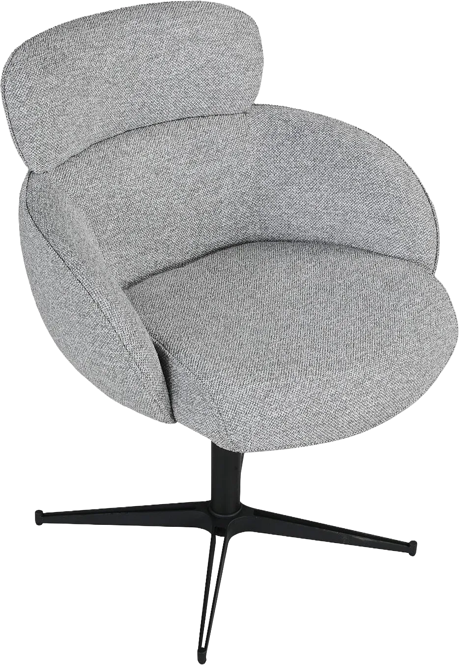 Goossens Suus Eetkamerstoel Stof Grijs - 8252187-goossens-suus-eetkamerstoel-stof-grijs-05