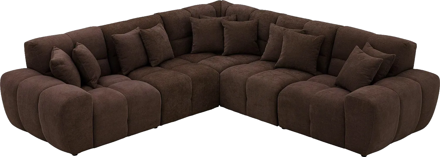 Goossens Excellent Kubus Bank Stof Bruin - 8252775-goossens-excellent-kubus-bank-stof-bruin-04