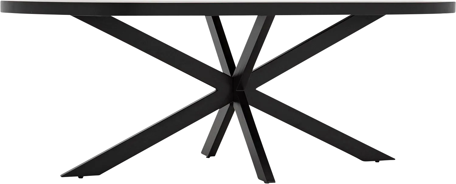 Goossens Basic Lecce Eettafel Mango Zwart - 8252813-goossens-basic-lecce-eettafel-mango-zwart-04