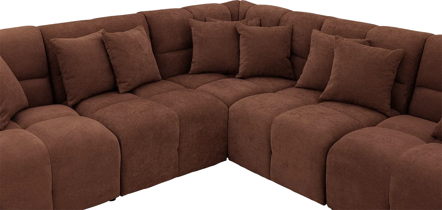 Goossens Excellent Kubus Bank Stof Bruin - 8252774-goossens-excellent-kubus-bank-stof-bruin-05