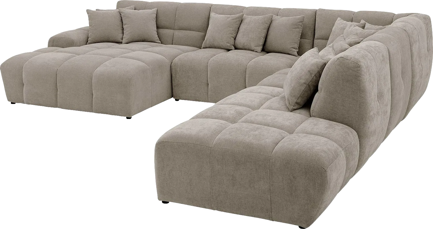 Goossens Excellent Kubus Bank Stof Bruin - 8252793-goossens-excellent-kubus-bank-stof-bruin-05