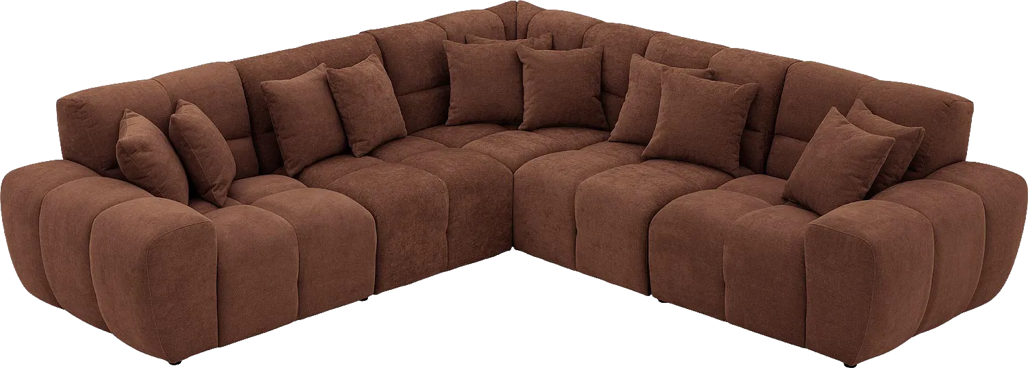 Goossens Excellent Kubus Bank Stof Bruin - 8252774-goossens-excellent-kubus-bank-stof-bruin-04