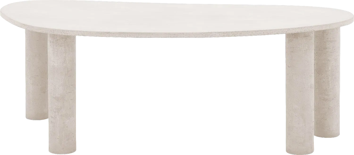 Goossens Stone Eettafel Beton Wit - 8231889-goossens-stone-eettafel-beton-wit-03