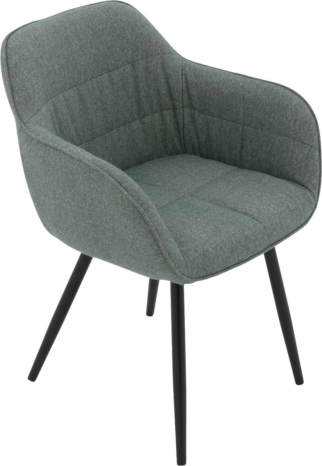 Goossens Basic Lize Eetkamerstoel Stof Groen - 8235236-goossens-basic-lize-eetkamerstoel-stof-groen-05