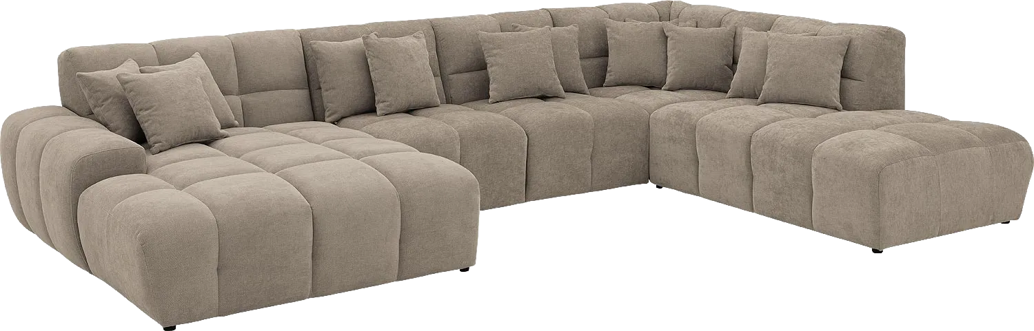 Goossens Excellent Kubus Bank Stof Bruin - 8252746-goossens-excellent-kubus-bank-stof-bruin-02