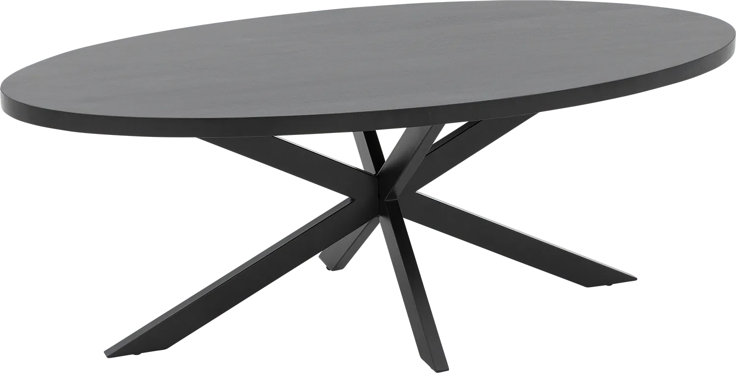 Goossens Basic Lecce Eettafel Mango Zwart - 8260883-goossens-basic-lecce-eettafel-mango-zwart-17