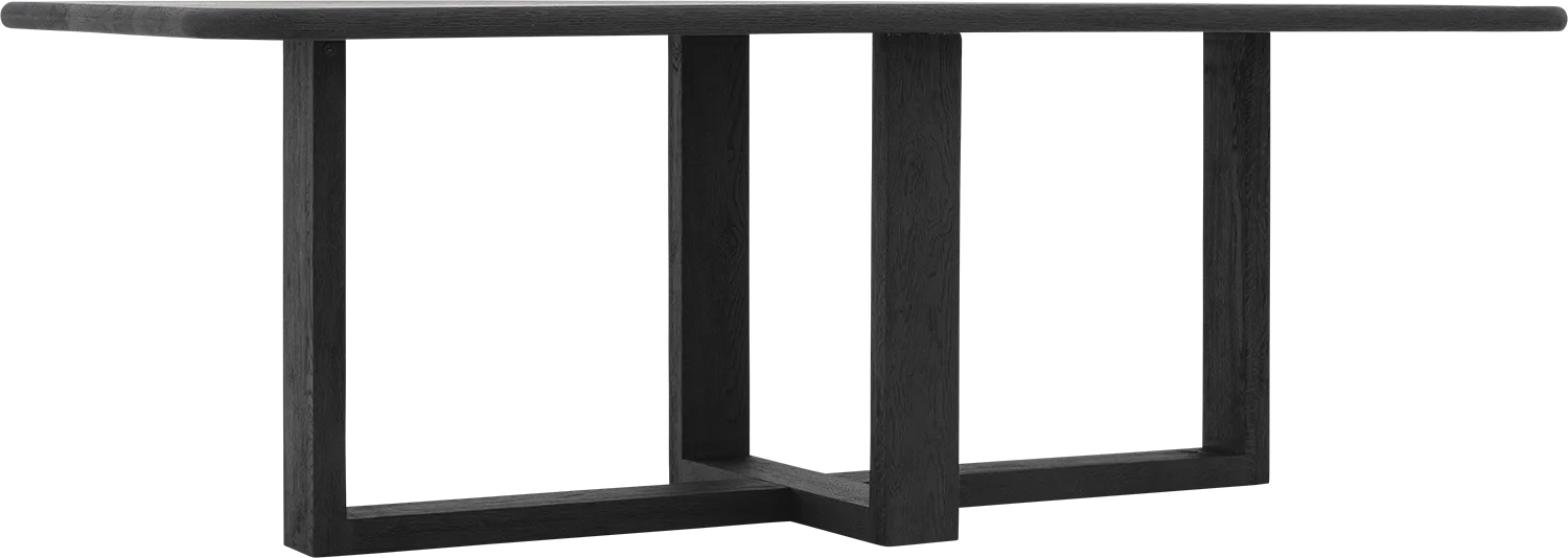 Goossens Slim Eettafel Eiken Zwart - 8261045-goossens-slim-eettafel-eiken-zwart-05