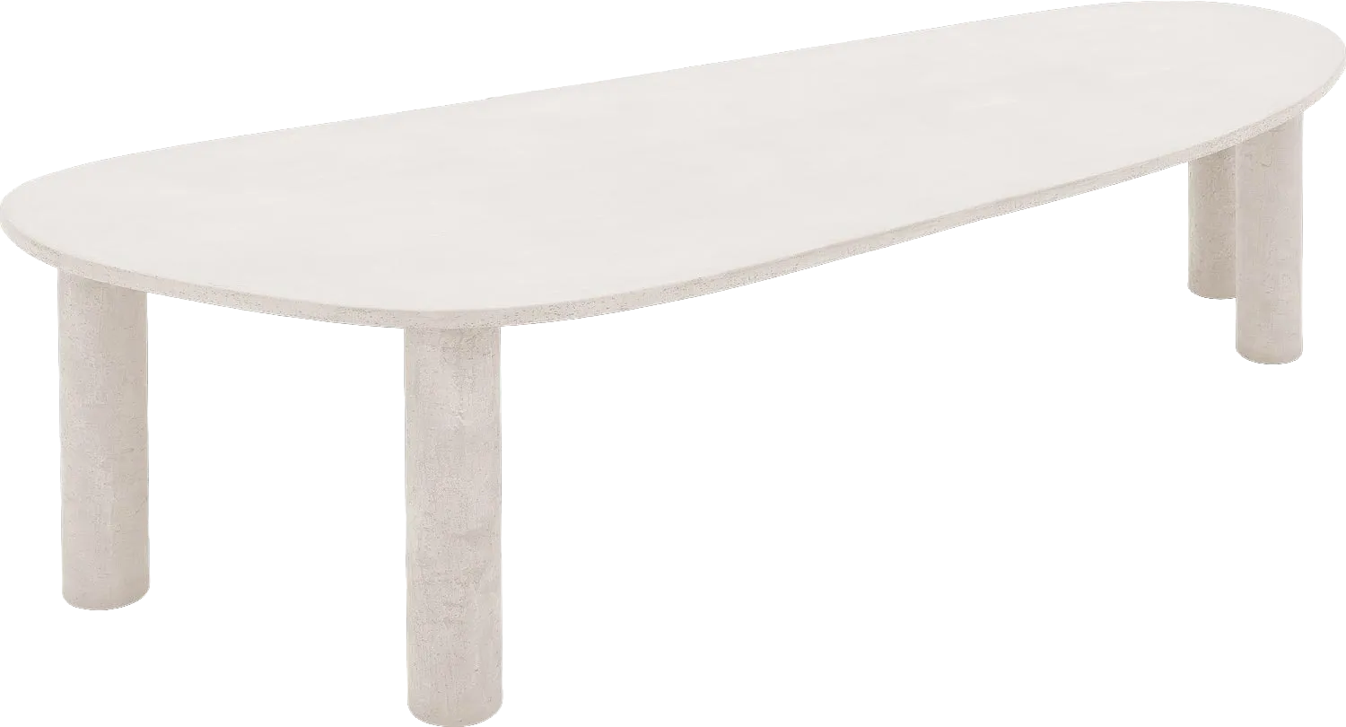 Goossens Stone Eettafel Beton Wit - 8231896-goossens-stone-eettafel-beton-wit-02