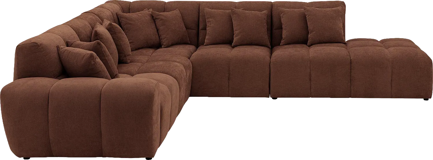 Goossens Excellent Kubus Bank Stof Bruin - 8252758-goossens-excellent-kubus-bank-stof-bruin-03