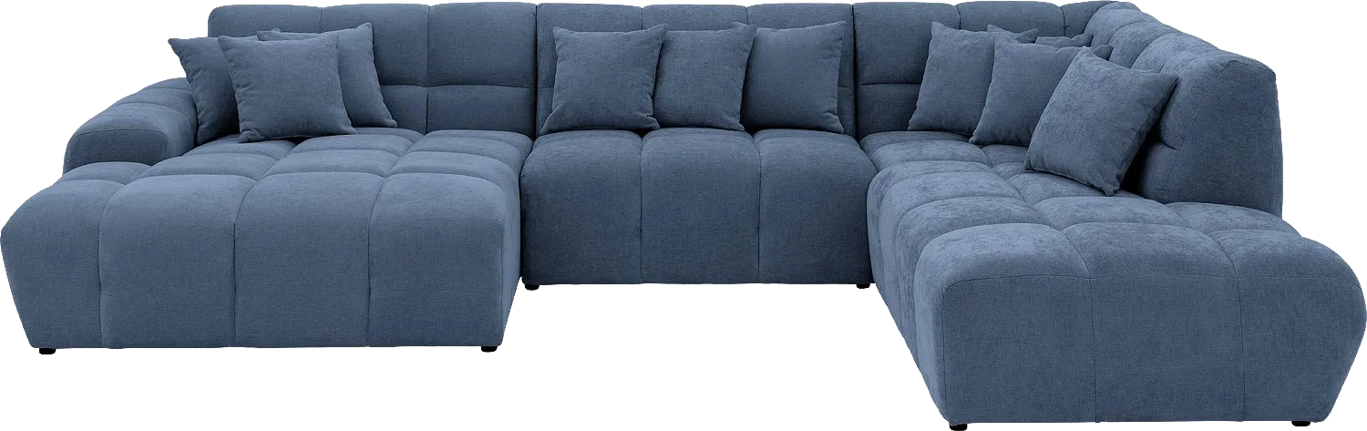 Goossens Excellent Kubus Bank Stof Blauw - 8252888-goossens-excellent-kubus-bank-stof-blauw-01