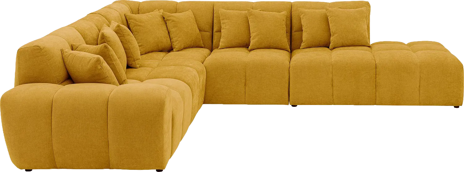 Goossens Excellent Kubus Bank Stof Geel - 8252756-goossens-excellent-kubus-bank-stof-geel-03