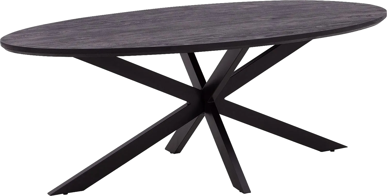 Goossens Nilo Eettafel Mango Zwart - 8251606-goossens-nilo-eettafel-mango-zwart-01