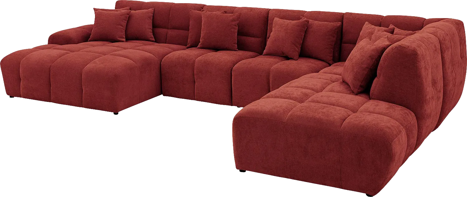 Goossens Excellent Kubus Bank Stof Rood - 8252731-goossens-excellent-kubus-bank-stof-rood-04