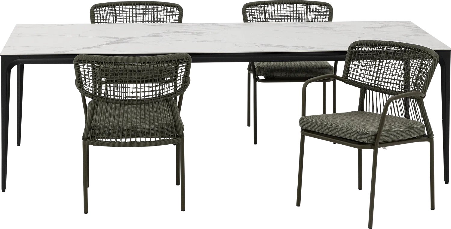 Goossens Mundi Eettafel Keramiek Wit - 8260795-goossens-mundi-eettafel-keramiek-wit-02