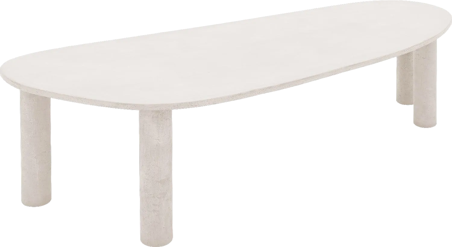 Goossens Stone Eettafel Beton Wit - 8231895-goossens-stone-eettafel-beton-wit-02