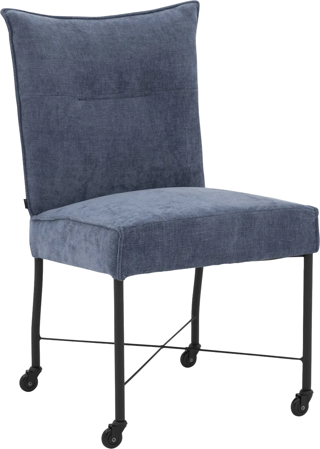 Goossens Erik Eetkamerstoel Stof Blauw - 8235803-goossens-erik-eetkamerstoel-stof-blauw-01