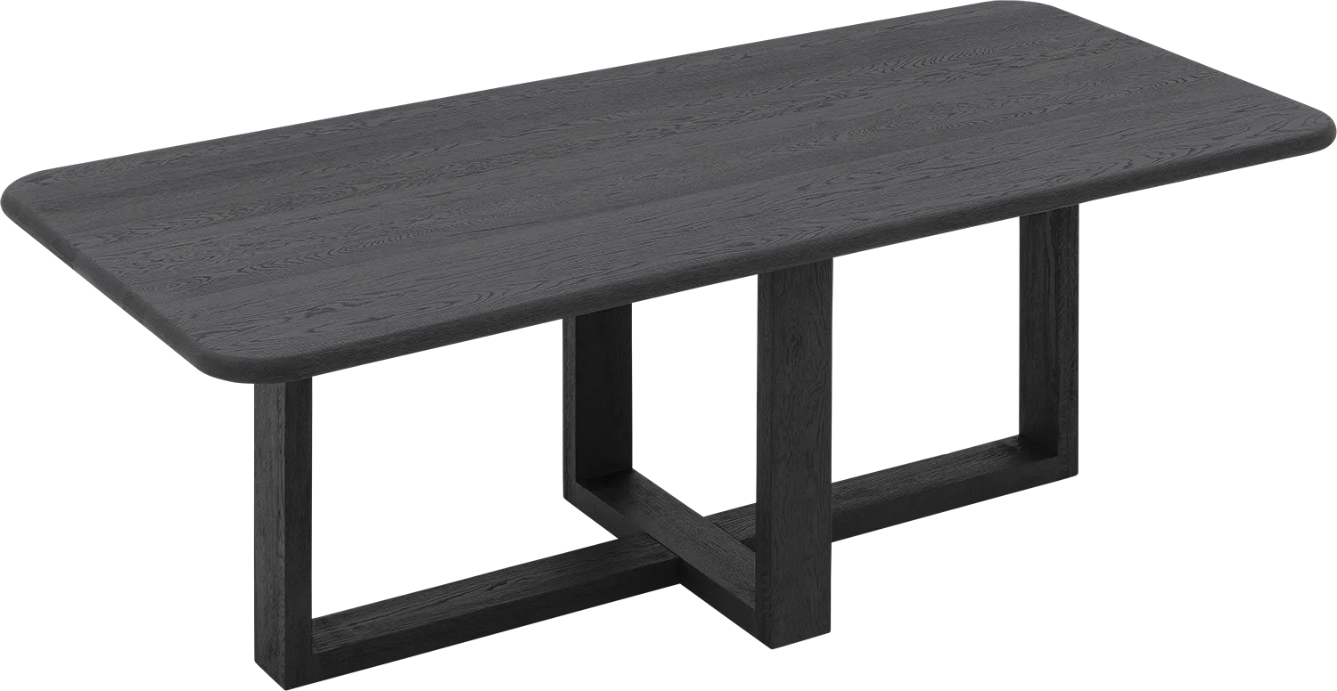 Goossens Slim Eettafel Eiken Zwart - 8261045-goossens-slim-eettafel-eiken-zwart-03
