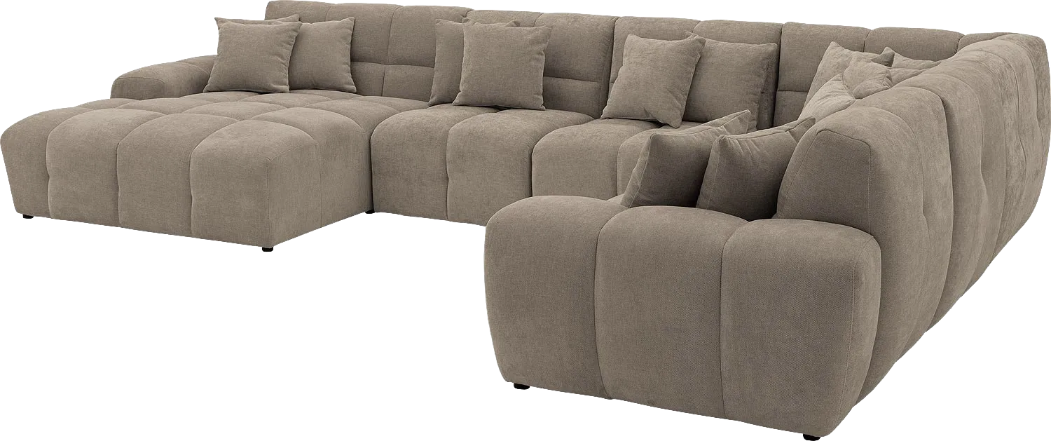 Goossens Excellent Kubus Bank Stof Bruin - 8252864-goossens-excellent-kubus-bank-stof-bruin-05