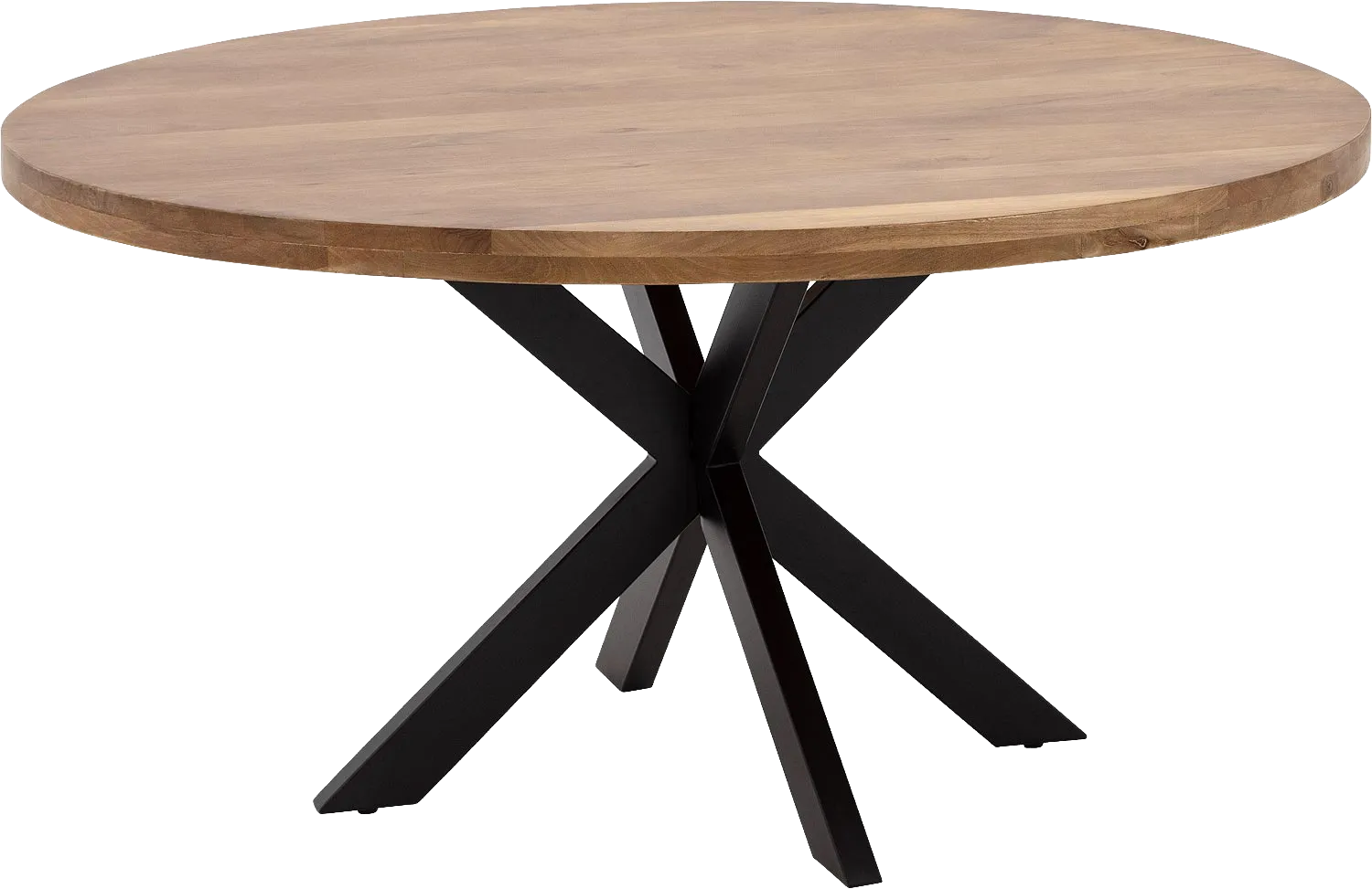 Goossens Basic Lecce Eettafel Mango Bruin - 8243828-goossens-basic-lecce-eettafel-mango-bruin-01