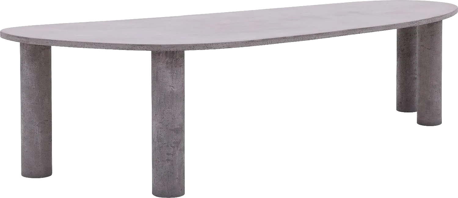 Goossens Stone Eettafel Beton Grijs - 8231887-goossens-stone-eettafel-beton-grijs-01