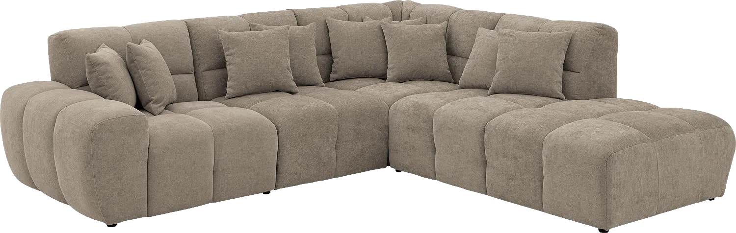Goossens Excellent Kubus Bank Stof Bruin - 8252730-goossens-excellent-kubus-bank-stof-bruin-02