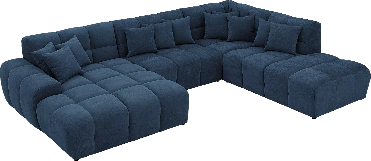 Goossens Excellent Kubus Bank Stof Blauw - 8252889-goossens-excellent-kubus-bank-stof-blauw-04