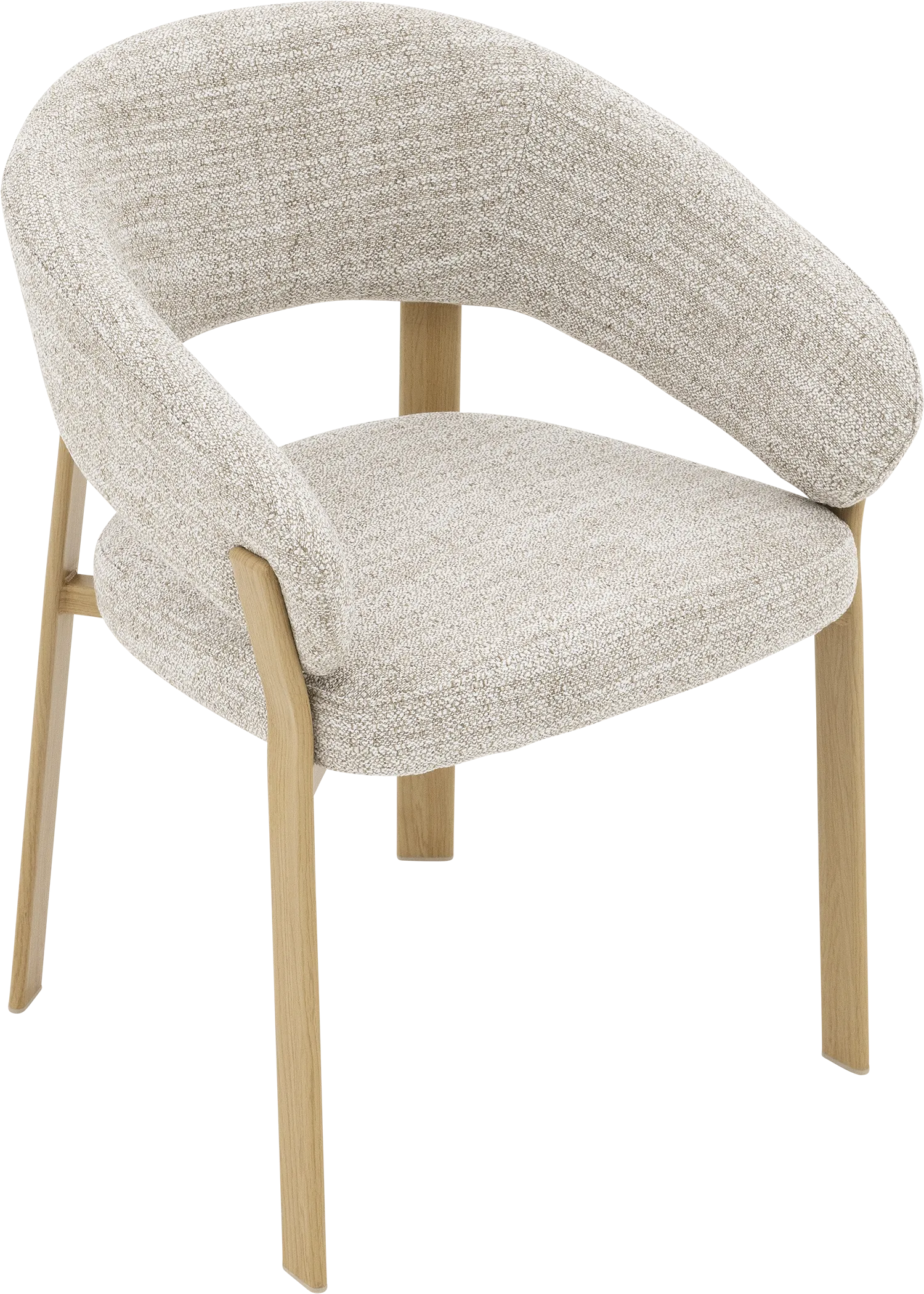 Goossens Basic Linde Eetkamerstoel Stof Beige - 8260445-goossens-basic-linde-eetkamerstoel-stof-beige-18
