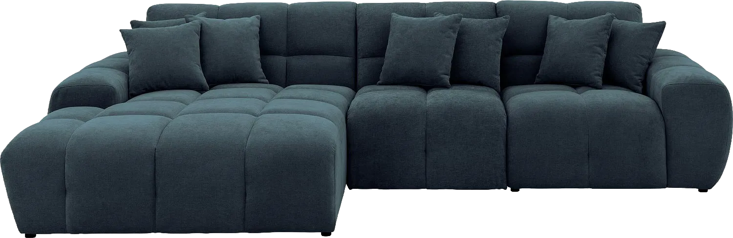 Goossens Excellent Kubus Bank Stof Blauw - 8252703-goossens-excellent-kubus-bank-stof-blauw-01
