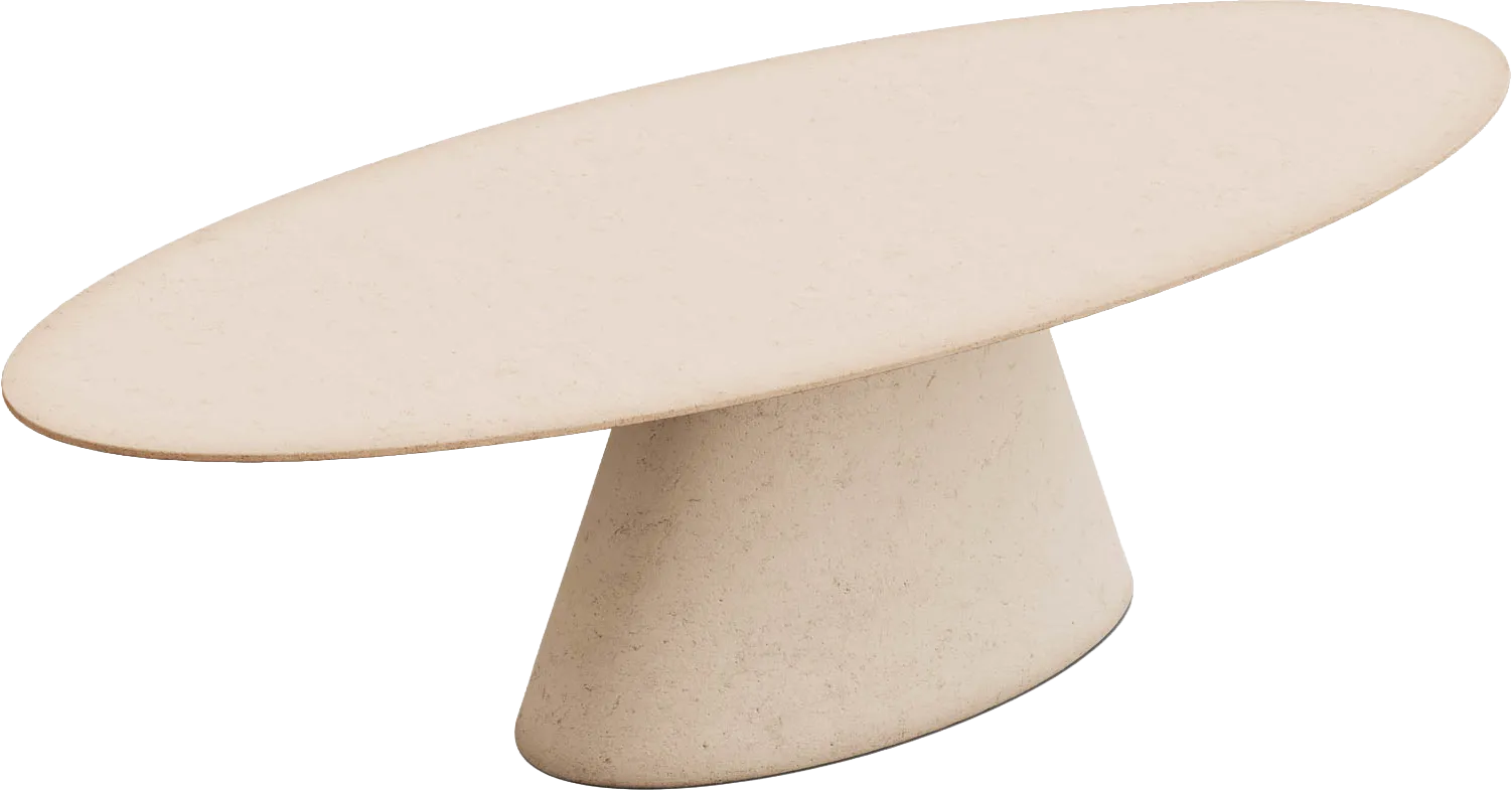 Goossens Stone Eettafel Beton Beige - 8252439-goossens-stone-eettafel-beton-beige-02