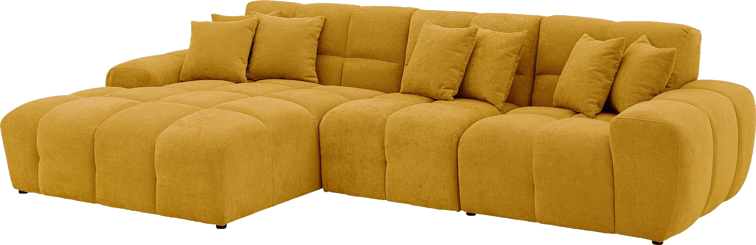 Goossens Excellent Kubus Bank Stof Geel - 8252708-goossens-excellent-kubus-bank-stof-geel-02