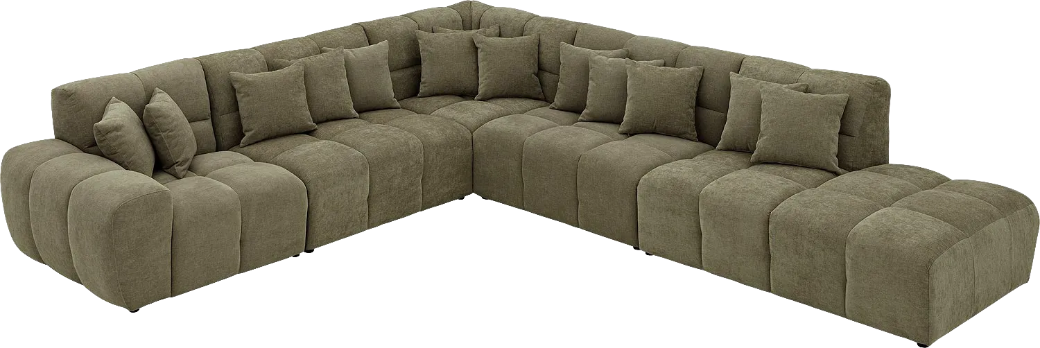 Goossens Excellent Kubus Bank Stof Groen - 8252879-goossens-excellent-kubus-bank-stof-groen-04