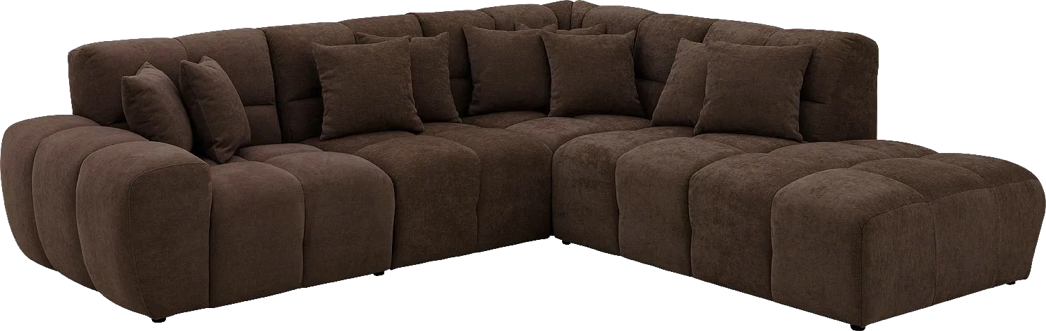 Goossens Excellent Kubus Bank Stof Bruin - 8252727-goossens-excellent-kubus-bank-stof-bruin-02