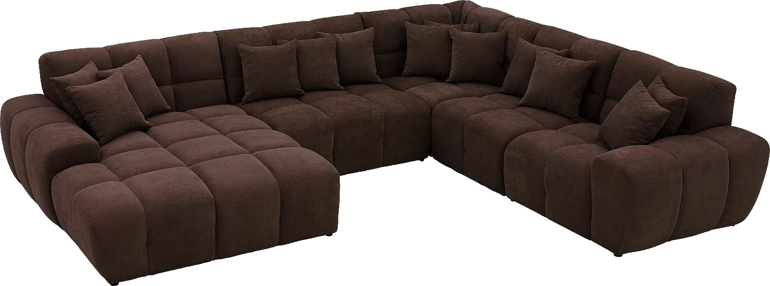 Goossens Excellent Kubus Bank Stof Bruin - 8252845-goossens-excellent-kubus-bank-stof-bruin-04