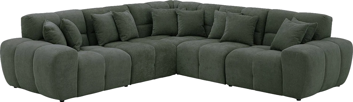Goossens Excellent Kubus Bank Stof Groen - 8252768-goossens-excellent-kubus-bank-stof-groen-02