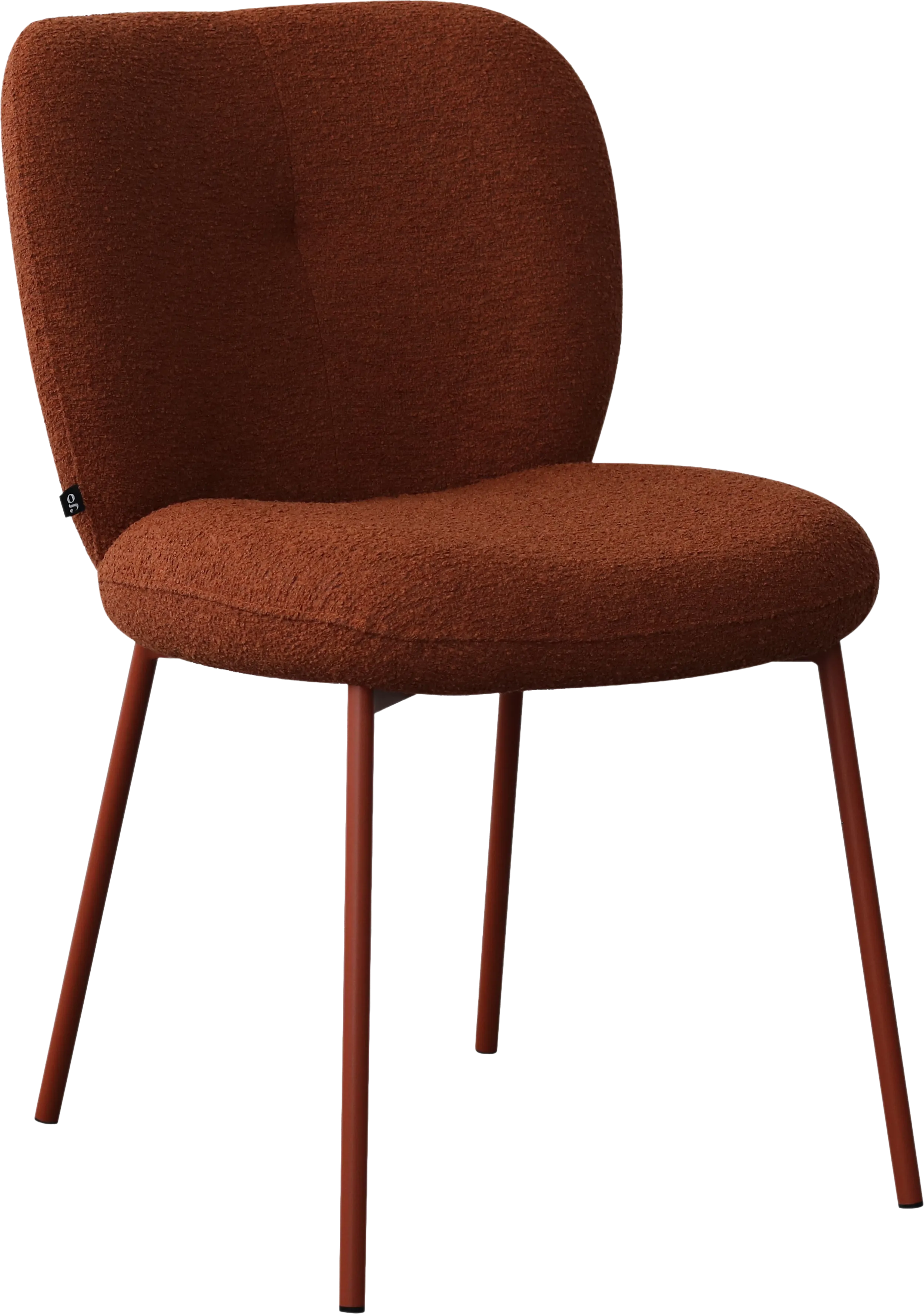 Goossens Basic Eller Eetkamerstoel Stof Bruin - 8260657-goossens-basic-eller-eetkamerstoel-stof-bruin-01
