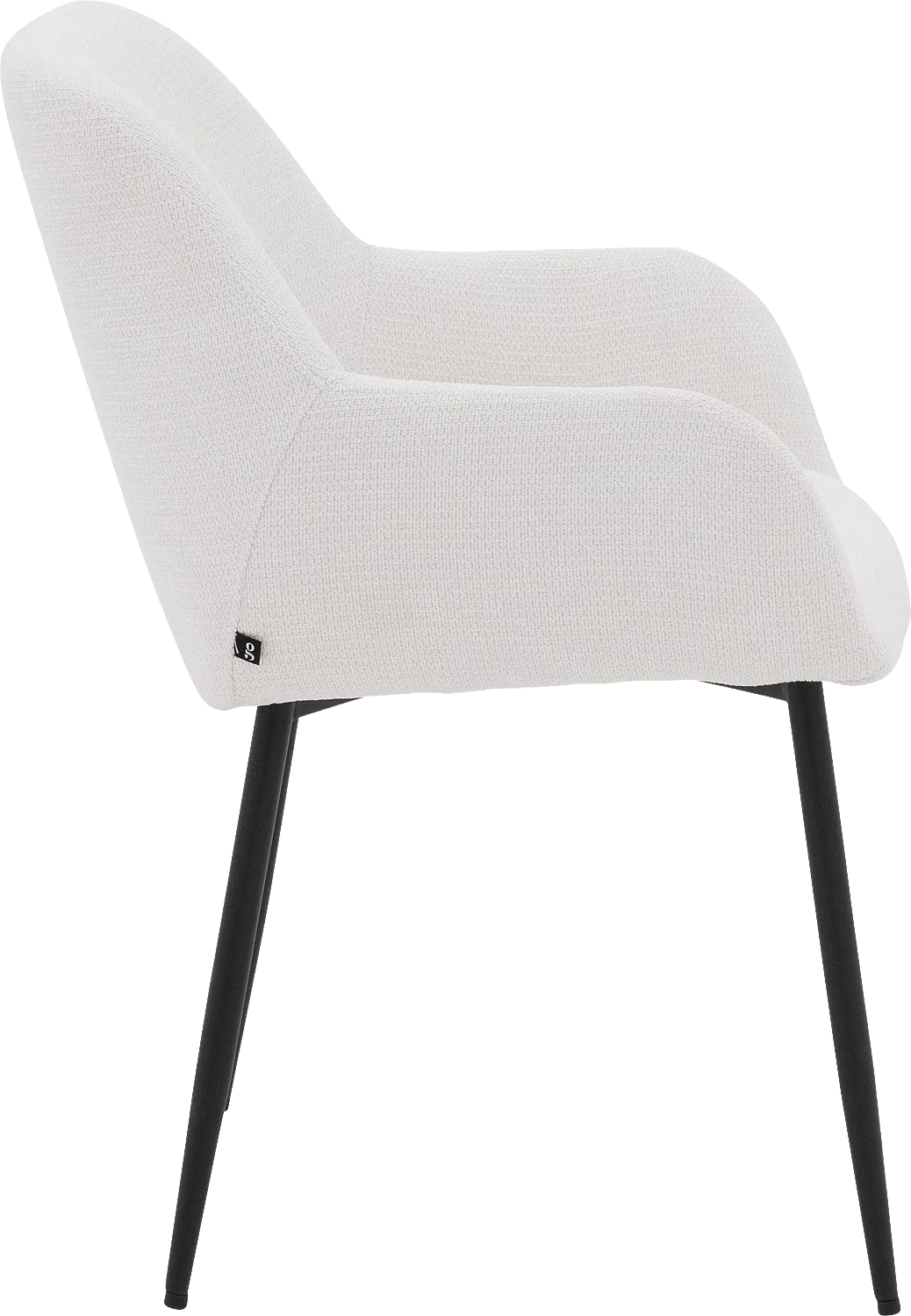 Goossens Basic Anne Eetkamerstoel Stof Wit - 8235432-goossens-basic-anne-eetkamerstoel-stof-wit-03
